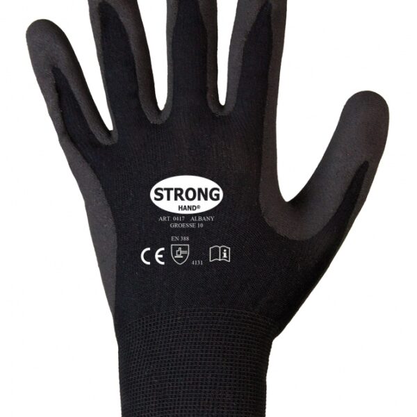 Stronghand 0417 ALBANY Vinyl safety gloves 9-10