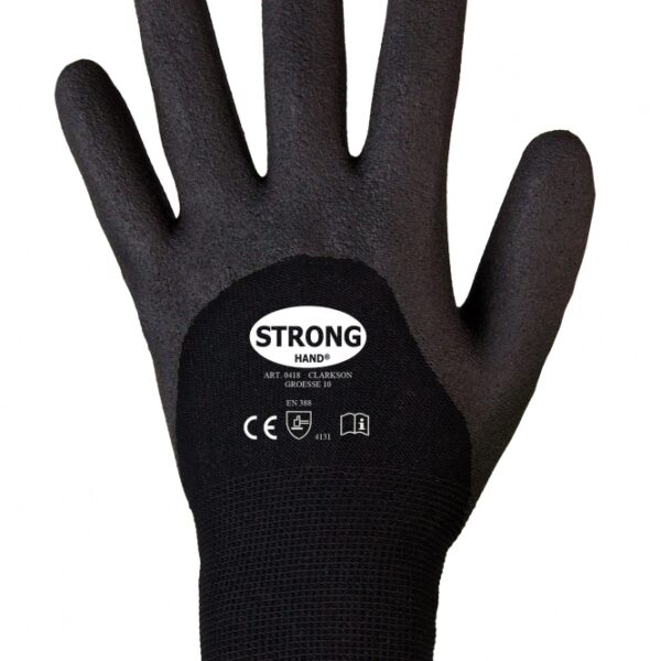 Stronghand 0418 CLARKSON Vinyl coated safety gloves size 9