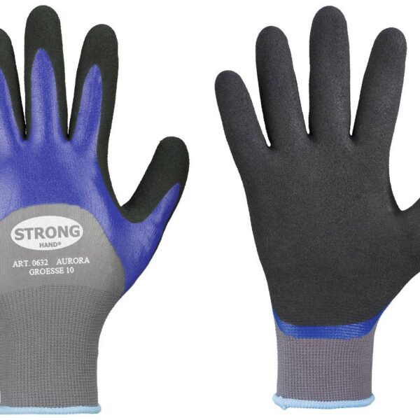 Stronghand 0632 AURORA Nitrile safety gloves 9-10