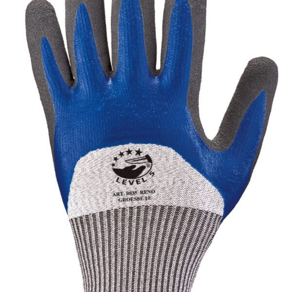 Level 5 0835 RENO Cut resistant safety gloves 7-11
