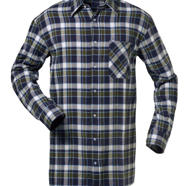 Craftland 1721 JACKSON Flannel shirt navy/white/green M-XXXXL