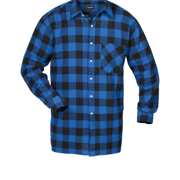 Craftland 1722 MICHIGAN Flannel shirt blue M-XXXXL