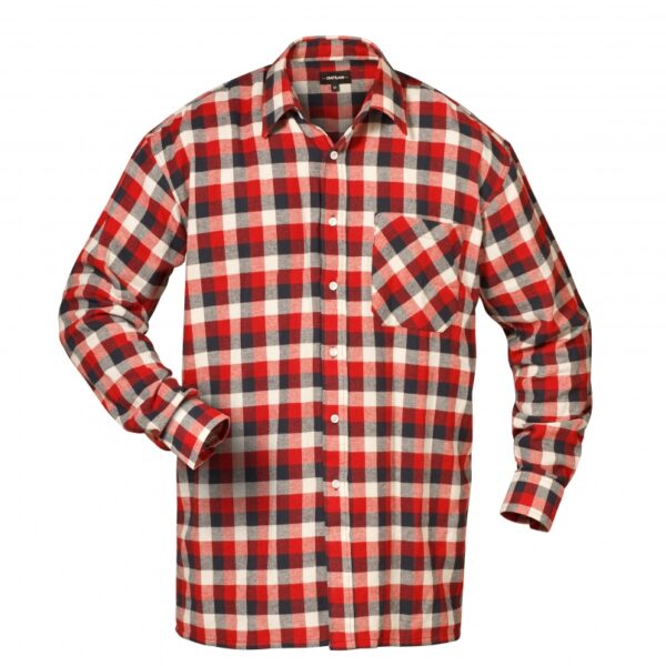 Craftland 1732 DELAWARE Flannel shirt red M-XXXXL