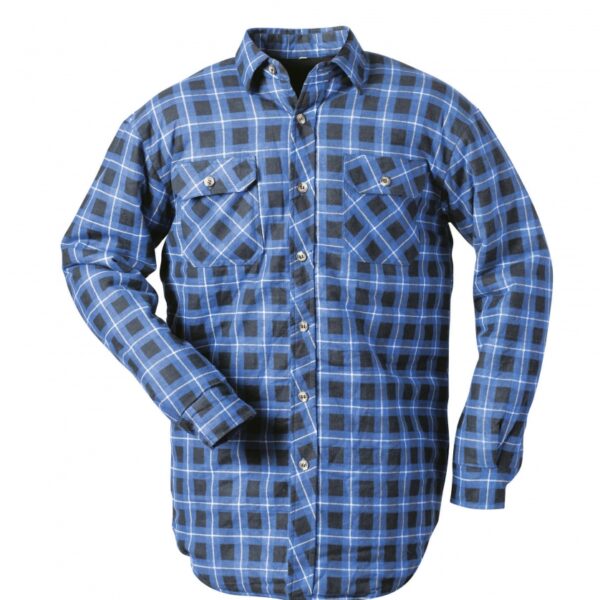 Craftland 1740 HINNOY Thermo shirt blue checkered S-XXXL