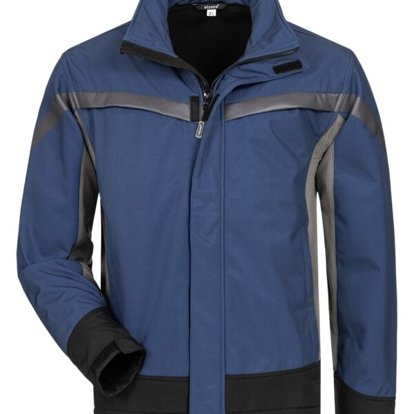 Elysee 19982 ARES Softshell jacket blue/gray/black