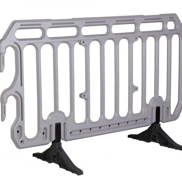 Crash Stop Barrier fence polyethylene light grey