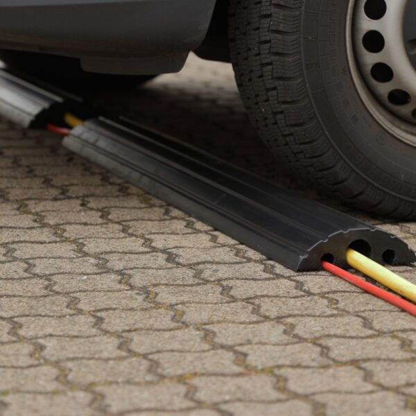 Crash Stop 20014 Traffic cable bridge / protector, black, 1200 mm