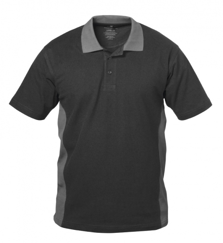 Elysee 21021 SEVILLA Polo-Shirt Black/grey S–XXXL