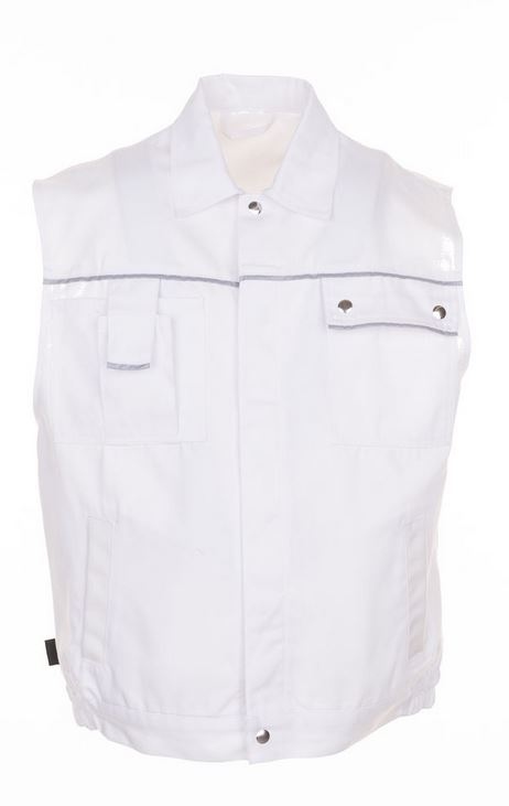 Planam 2162 Canvas work vest - Pure white