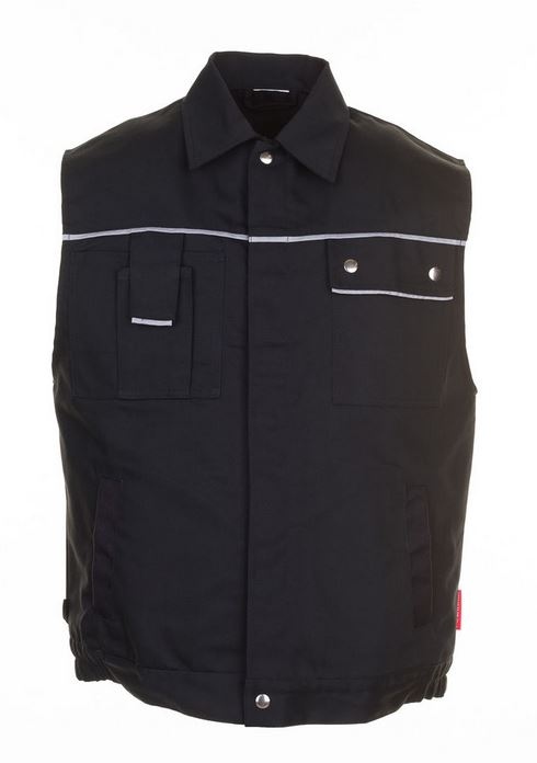 Planam 2164 - Canvas work vest - black