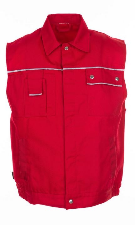 Planam 2167 - Canvas work vest - Red