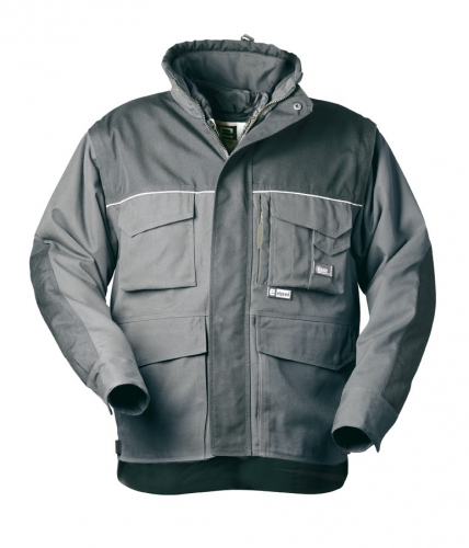 Elysee 21807 Canvas 2 in 1 outdoor jacket grey/black size xxxl