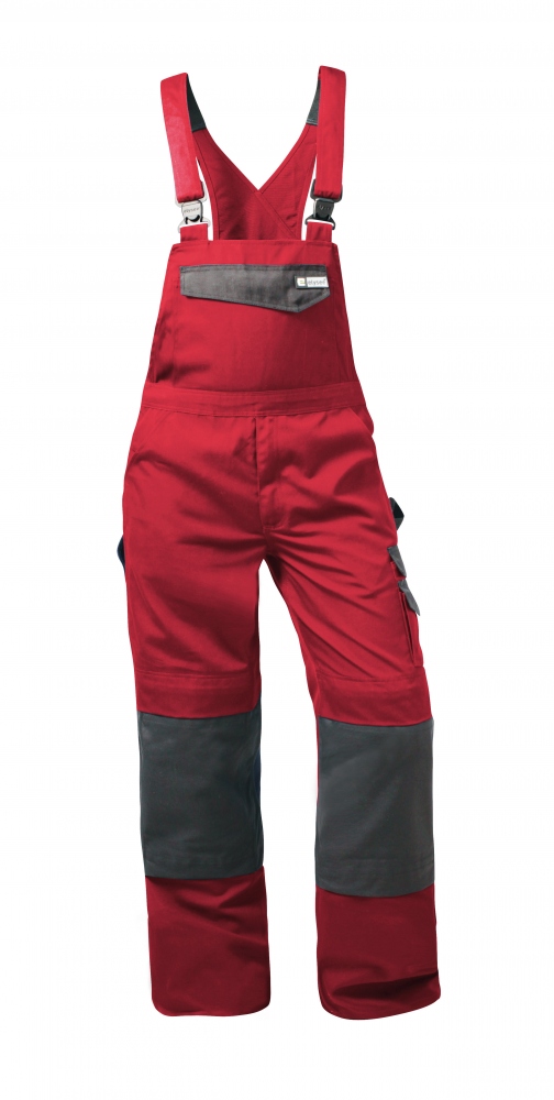 Elysee 2186 BALLARAT canvas working dungarees red size 56