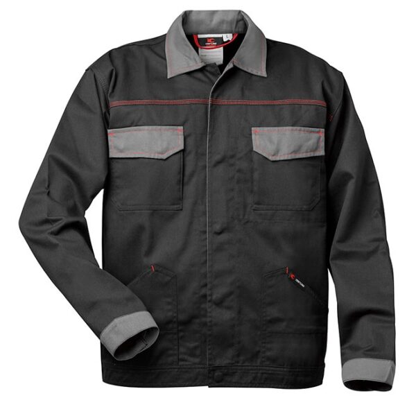 Craftland 22451 LOKEREN Twill waist jacket black/grey S-XXXXL