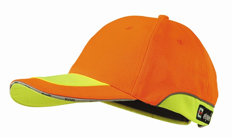 Elysee 22589 ANDREAS High visibility cap orange-yellow
