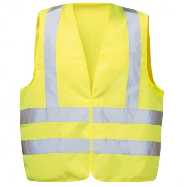 Wicatex 22681 High visibility universal polyester waistcoat yellow