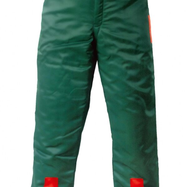 KIEFER 22771 Forest pants with saw protection Green