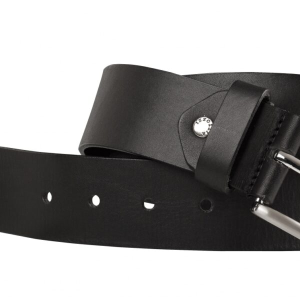 F-22880 PELLE Genuine leather belt - Black