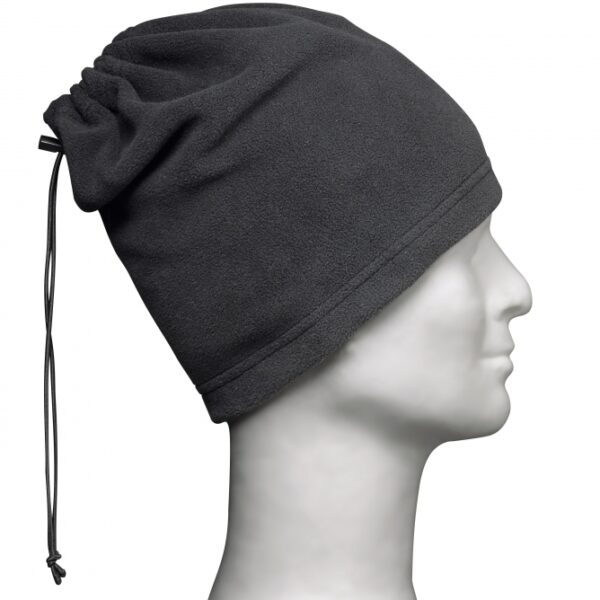 Craftland 23015 ELIAS Fleece winter cap and scarf 2 in 1 black