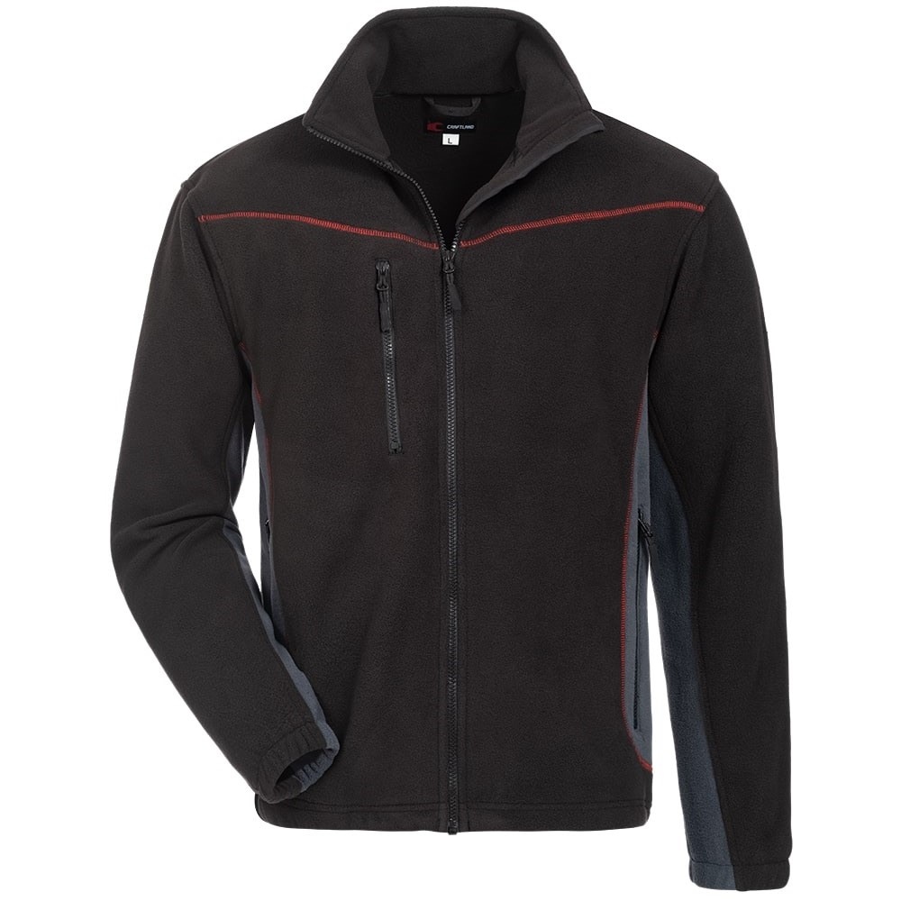 Craftland 23312 BEKASINE Micro-Fleece Jacket Breathable black(grey
