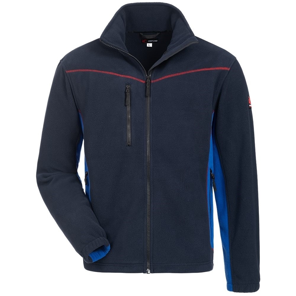 Craftland 23313 TORDALK Micro-Fleece-Jacket breathable, navy/blue