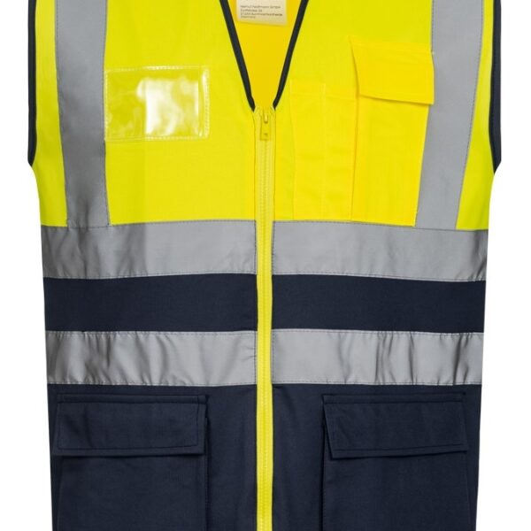 Safestyle 23508 BERTHEL High visibility safety vest yellow-navy