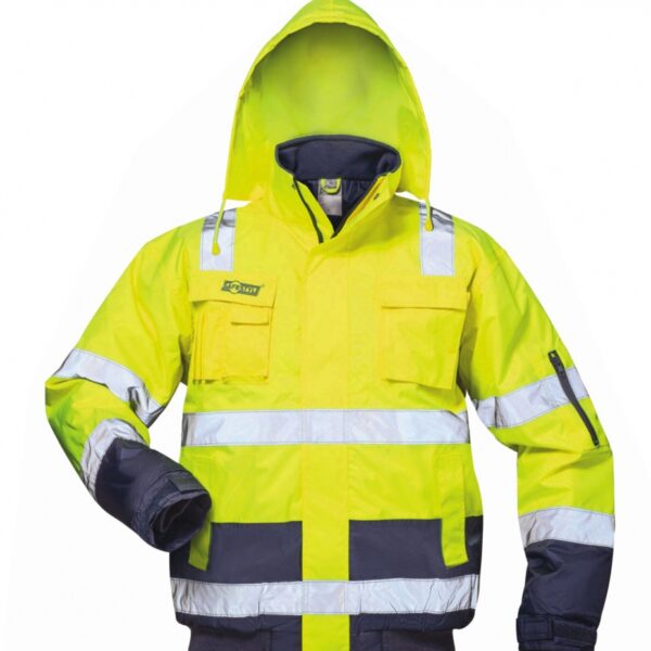 Safestyle 23544 Axel High visibility bomber jacket yellow/blue class 3