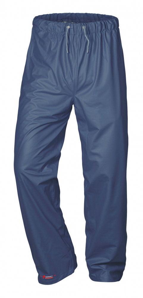 Norway 26425 KALMAR PU rain waistband trousers Navy blue S/XXXXL
