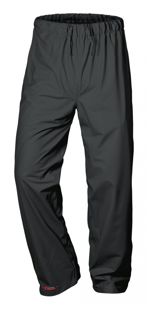 Norway 26426 LINDSDAL PU rain waistband trousers Black S/XXXXL