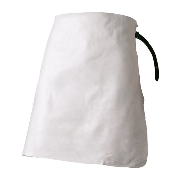 Craftland 2825 CLAUS Split leather apron for welder white
