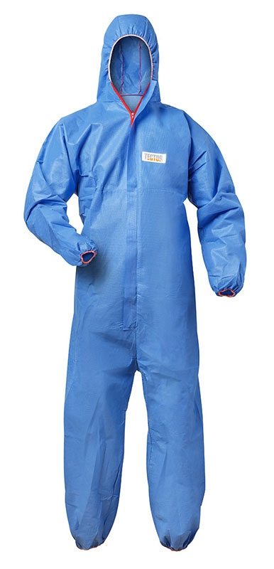 Tector 2969 HEKLA Protection suit PSA Cat. 3 Typ 5/6 Blue