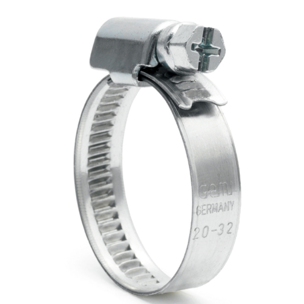 W4 Hose clamp width 12mm, Clamping range 50-110mm