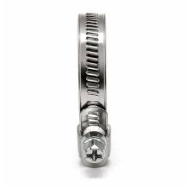 W4 Hose clamp width 9mm, Clamping range 8-27 mm