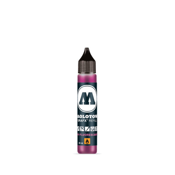 Refillable UV Fluorescent markers