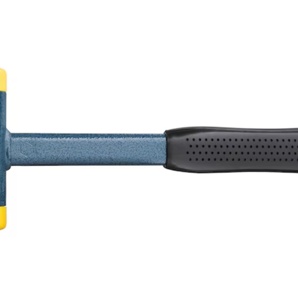 Wiha 80050 Rebound-Free Soft-Face Hammer with wood Pipe Handle 50 x 385 mm - yellow