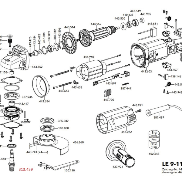 Flex 357.936 - Crown wheel LE 9-10 125