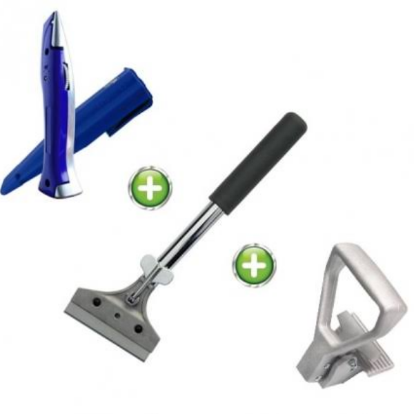 Set of 1 Delphin knife + 1 scraper + 1 carpet puller