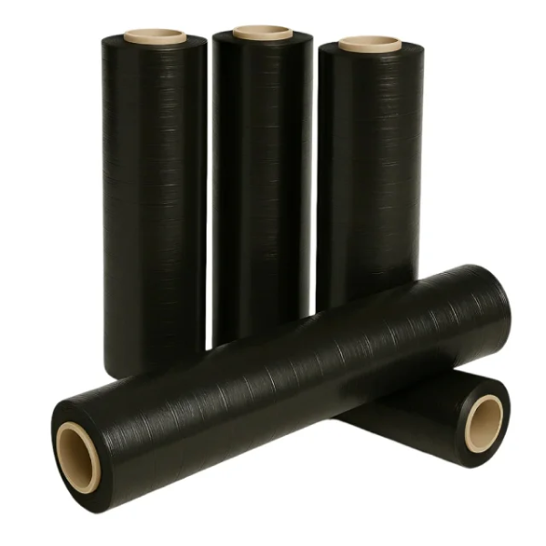 F-9844 Hand stretch film roll black 500mm x 260m