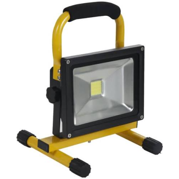 LongLife Rechargeable battery LED floodlight cold white 5000k 30W