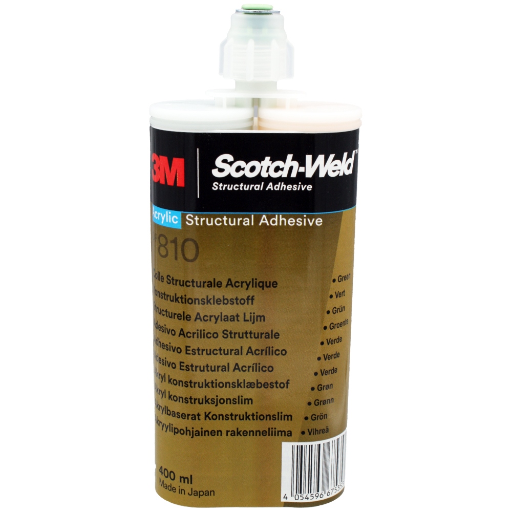 3M Scotch-Weld DP810 Acrylic Two Part Structural Adhesive green 400ml