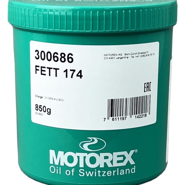Motorex FETT 174 Low-viscosity grease 00 for gears 850g can