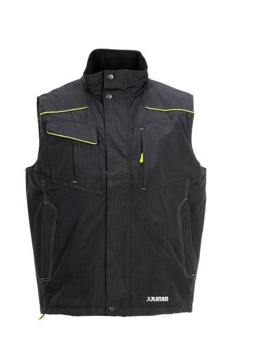 Planam 3396 Neon Vest grey/green