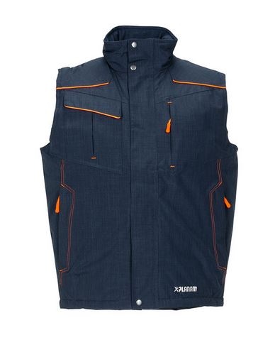 Planam 3397 Neon Vest navy/orange