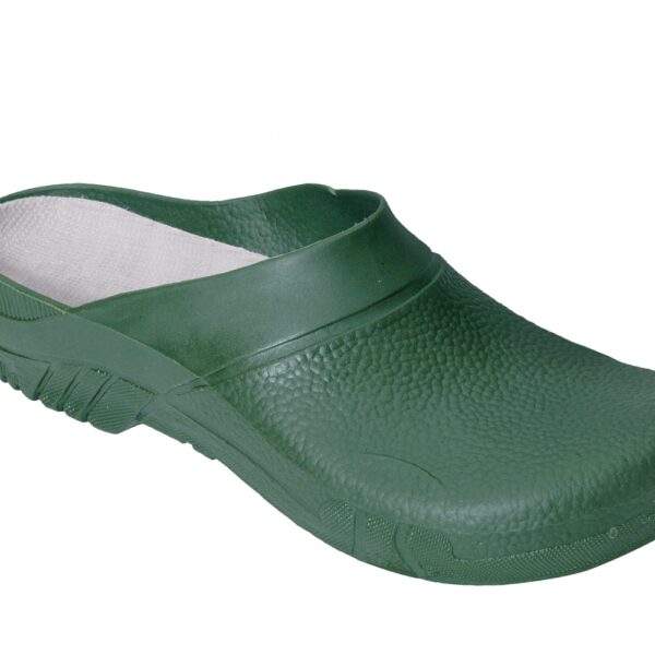 Green PVC garden clogs 35-46; Euromax 35017