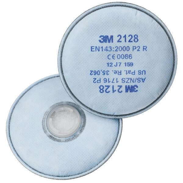 3M 2128 Particulate Filter P2 R with Carbon against organic vapours