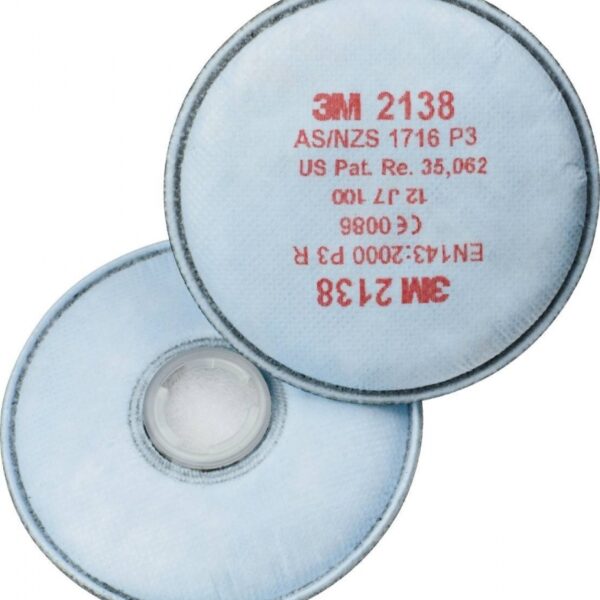 3M 2138 Particulate Filter P3 R with Carbon against organic vapours