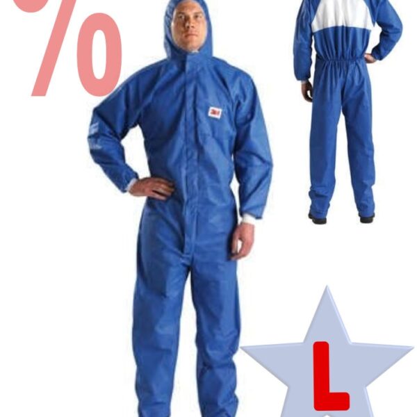 3M FR Protective Coverall 4530+ blue, cat. III type 5/6, size L