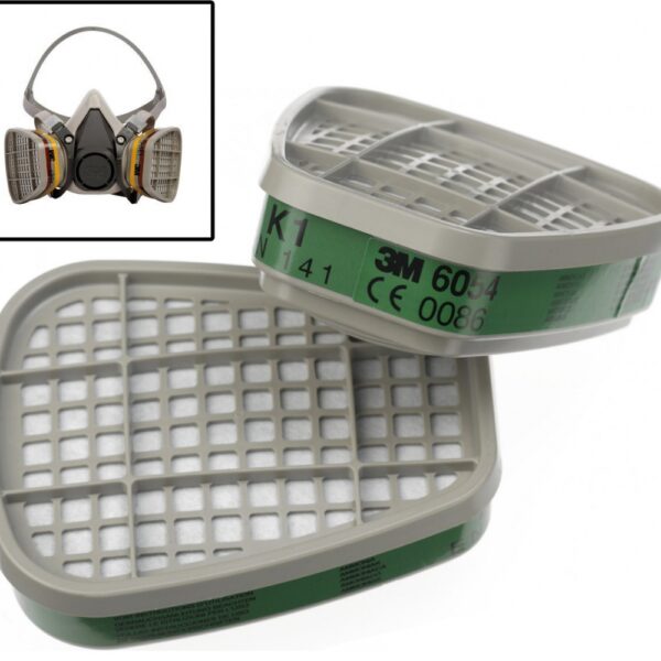 3M 6054 Gas filter K1 against ammonia