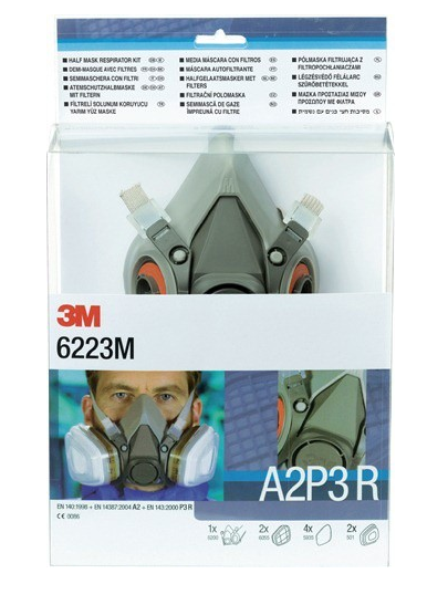3M 6223M Serie 6000 respirator box A2P3