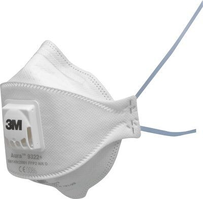 3M 9322+ AURA Valved respirator FFP2 NR D